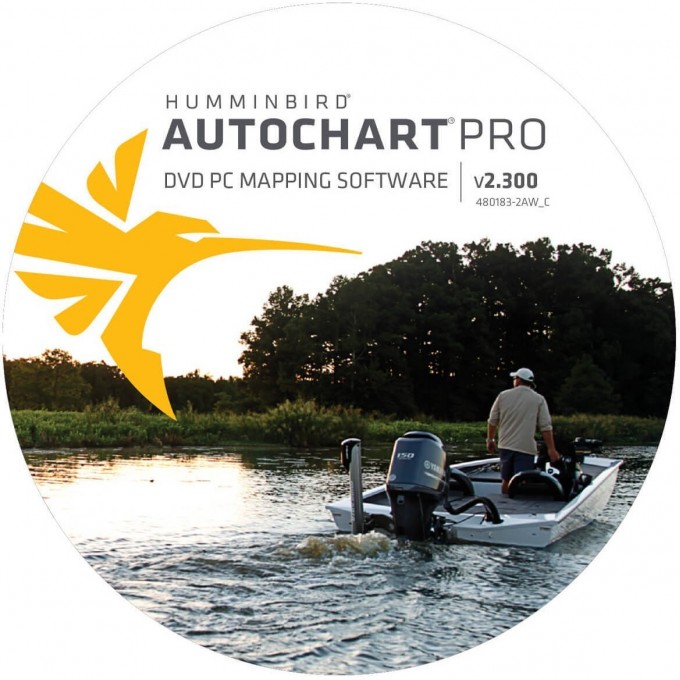 Програмное обеспечение HUMMINBIRD AutoChart PRO PC Software (micro SD) 600032-1M-2